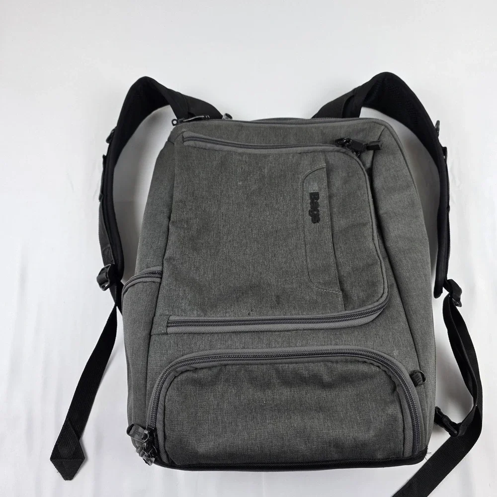 Ebags Backpack Gray 17 Inch Laptop Bag Travel Daypack Men Polyester Soft Case